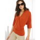 Draped  Top - Orange